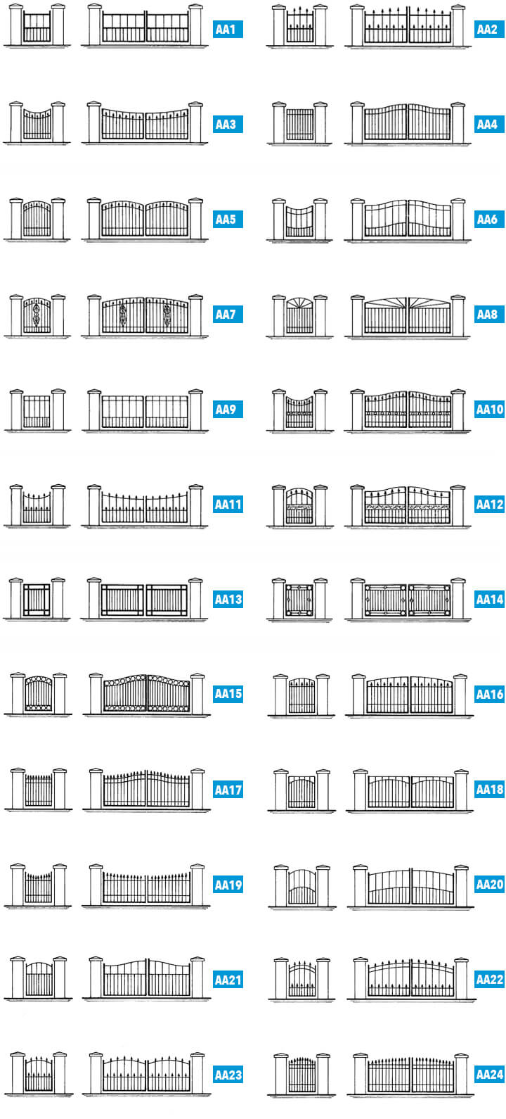 Aliminium Swing Gate Designs