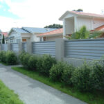 LG5 Aluminium Driveway Gate & Matching Fence
